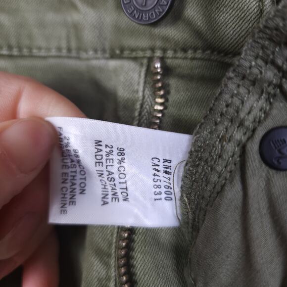 Sandrine Rose x Free People Green Mid-rise Skinny Jeans Size 26 - Picture 9 of 11